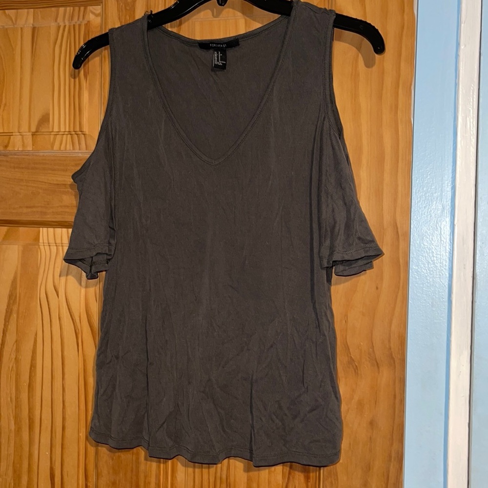 Forever 21 open shoulder top